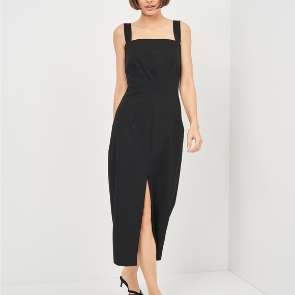Midi length square neck dress - Picture 1 of 4